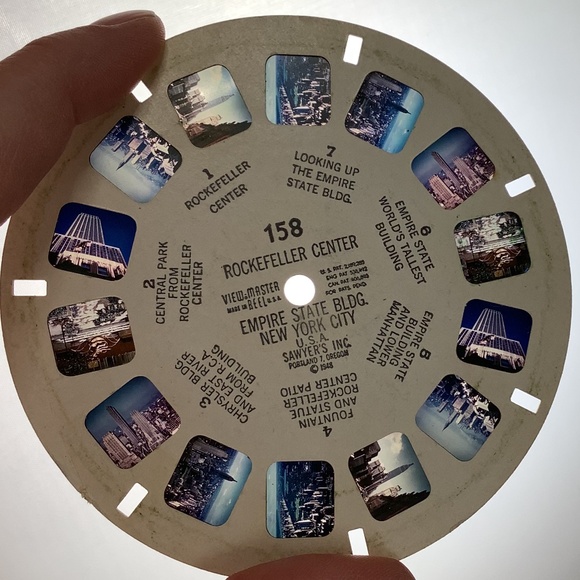 3 Vintage 1940’s Sawyers View-Master Reels - Colonial, Roy Rogers, Rockefeller - Picture 9 of 9